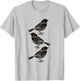 Bird on Bird Design Bird Watching Watcher Birder T-Shirt - T-Shirt | Ash