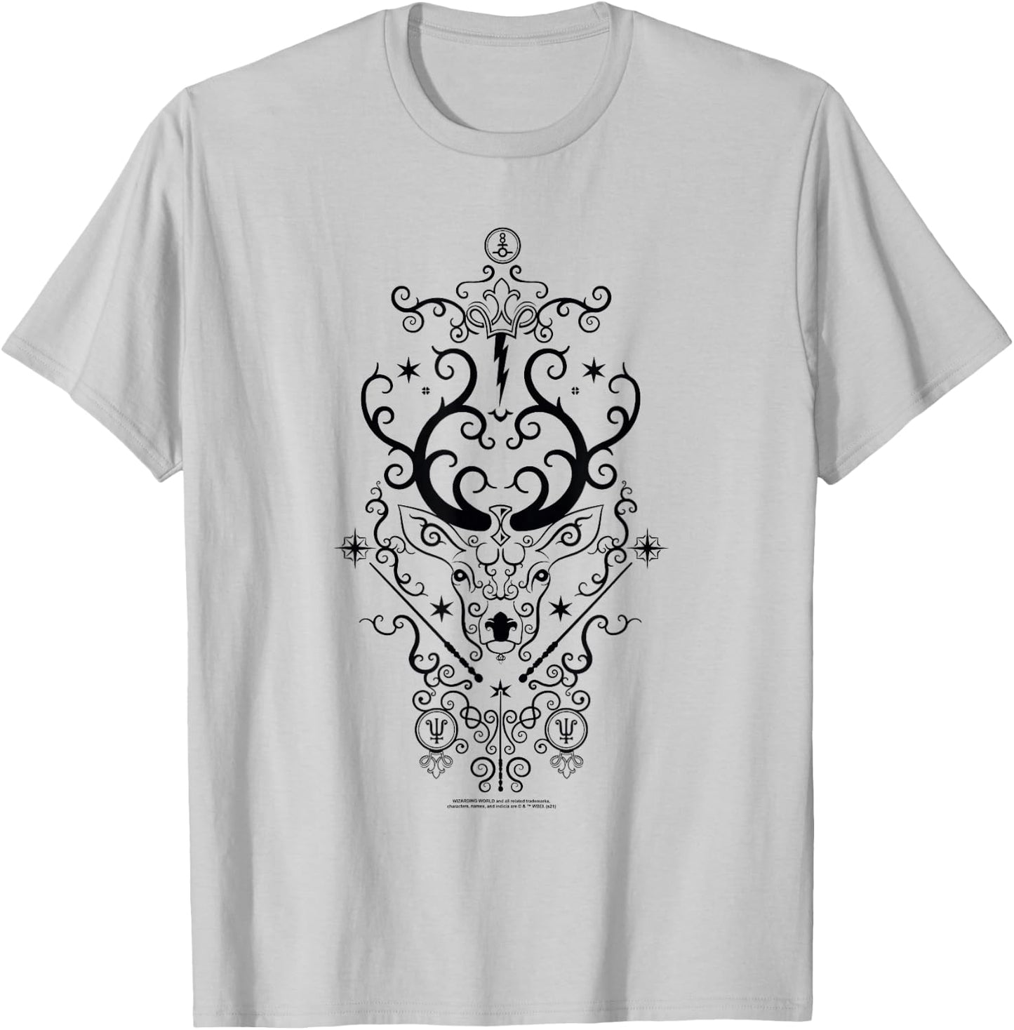 Harry Potter Stag Patronus T-Shirt - T-Shirt | Ash