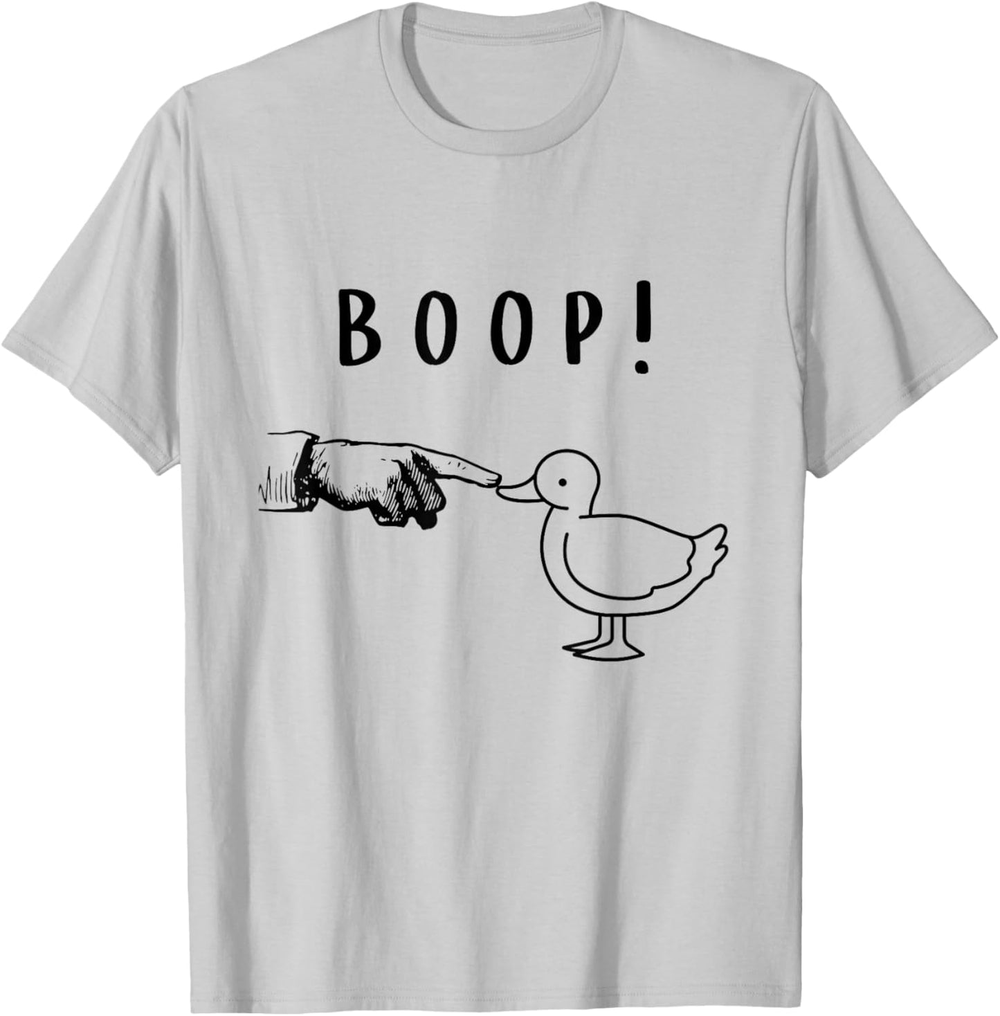 Duck Lover Funny Slogan Beak Boop Waterfowl Fowl Farmer T-Shirt - T-Shirt | Ash