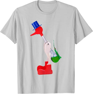The Original Drinking Bird T-Shirt - T-Shirt | Ash