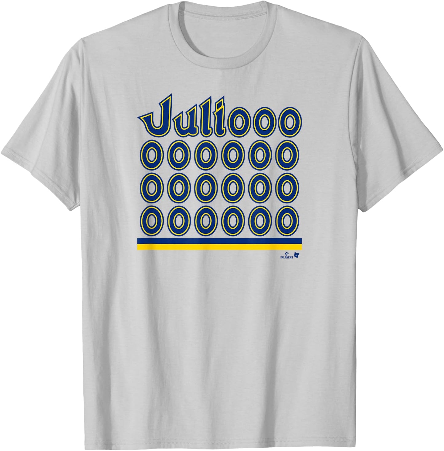 Julio Rodriguez - All the O's - Seattle Baseball T-Shirt - T-Shirt | Ash