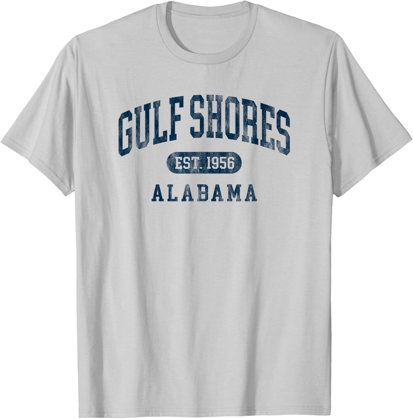 Vintage Gulf Shores Alabama Est 1956 Throwback Souvenir T-Shirt - T-Shirt | Ash