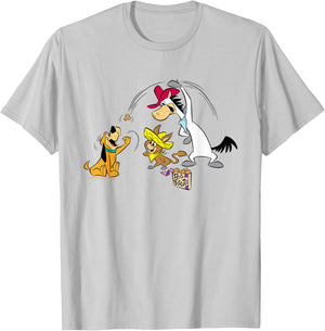 Quick Draw McGraw Quick Draw McGraw Biscuits T-Shirt - T-Shirt | Ash