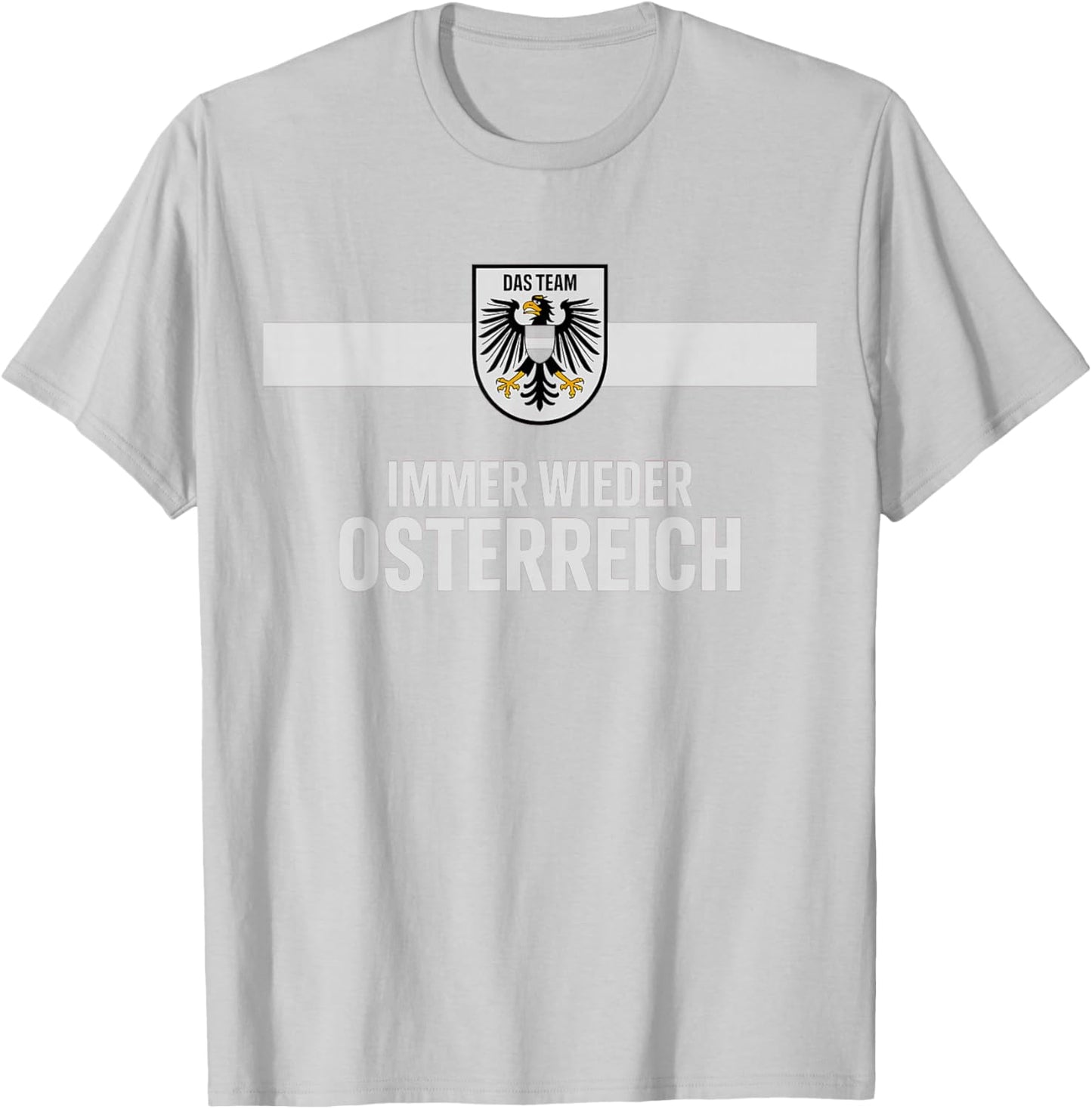 Proud Cheer Austria Immer ÖSTERREICH Country Favorite Flag T-Shirt - T-Shirt | Ash