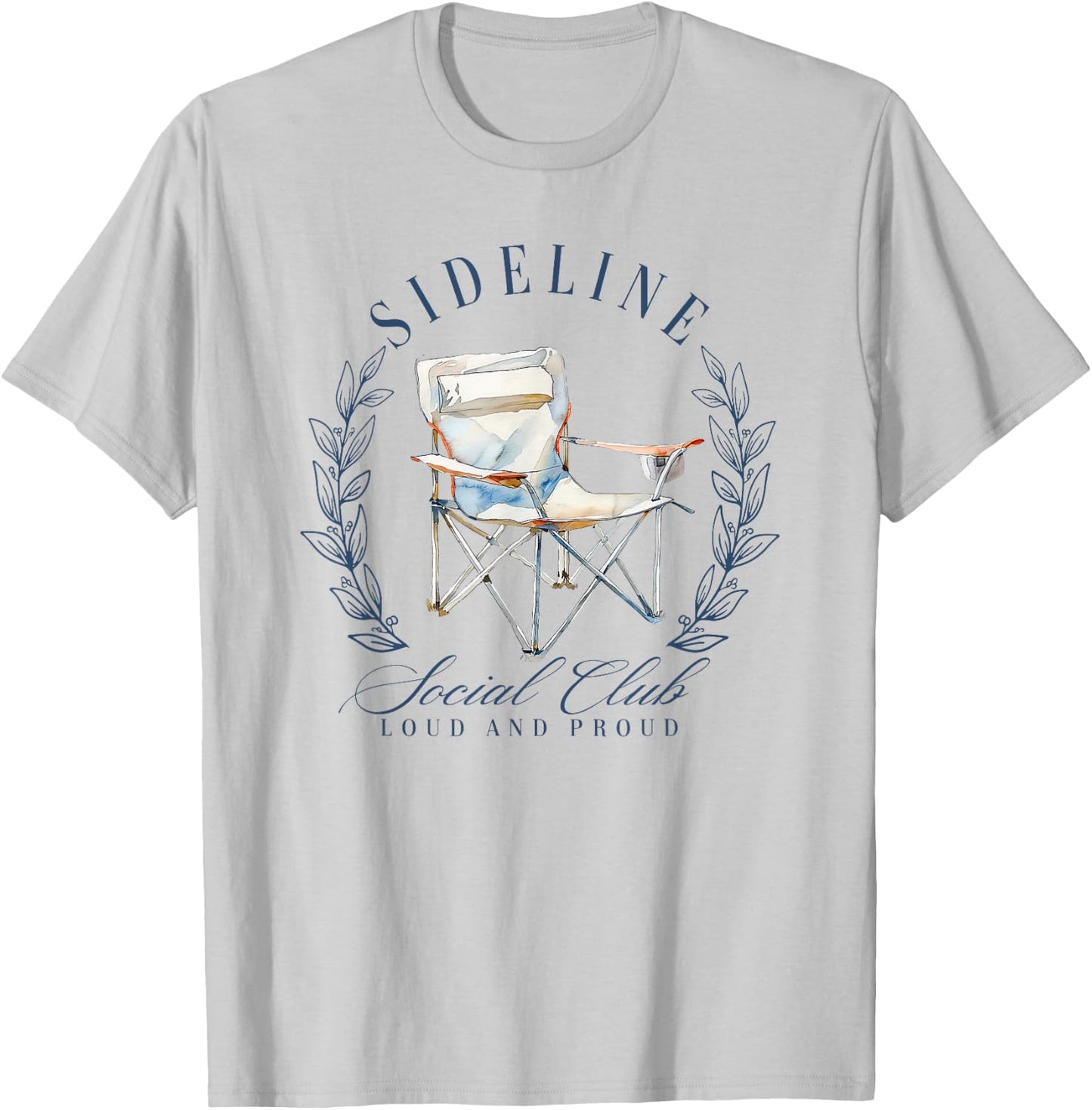 Sideline Social Club T-Shirt - T-Shirt | Ash
