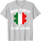 Irish Temper Italian Attitude St Patricks Italian T-Shirt - T-Shirt | Ash