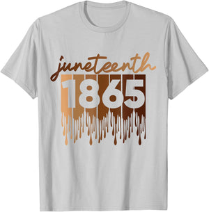 Happy Juneteenth Is My Independence Day Free ish Black Men T-Shirt - T-Shirt | Ash
