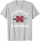 Nicholls State University Colonels Arched Grandma T-Shirt - T-Shirt | Ash