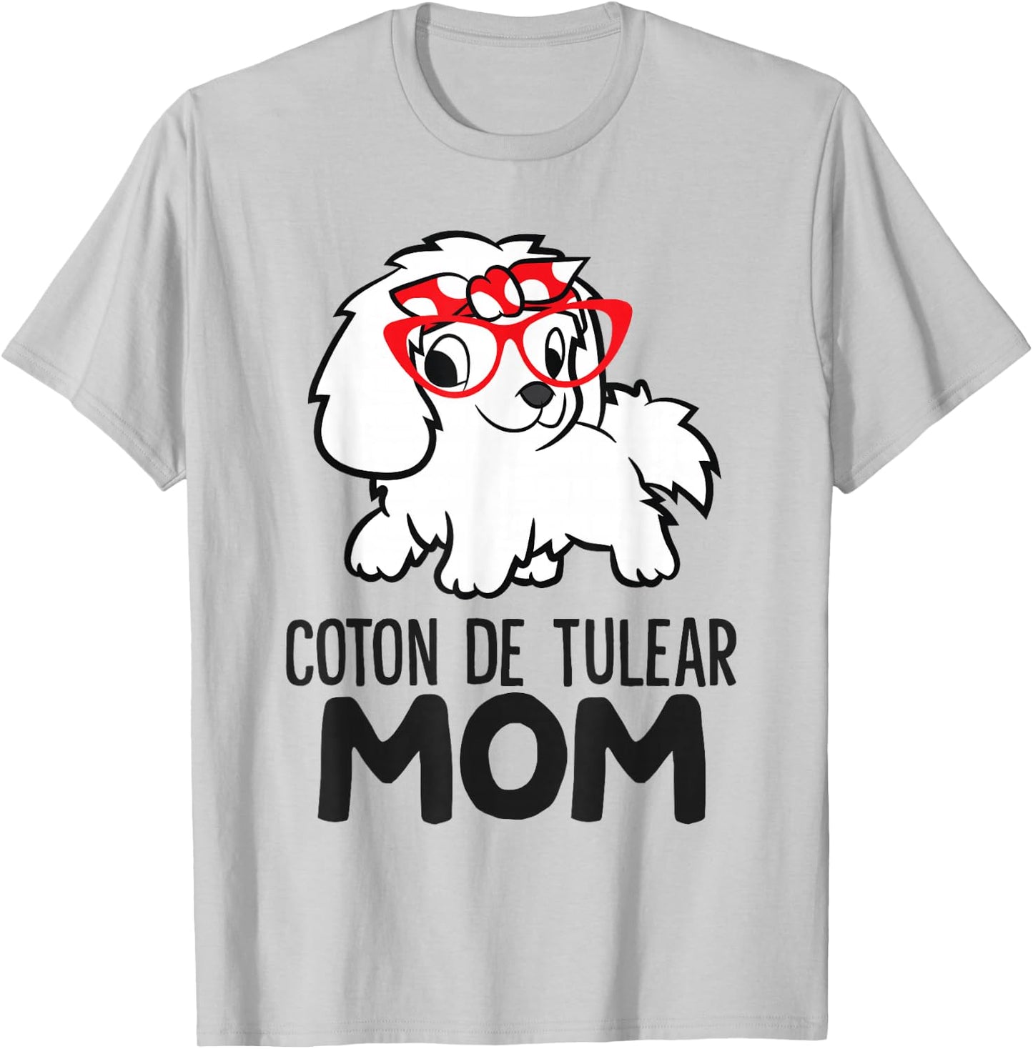 Coton De Tulear Mama Cute Coton De Tulear Mom T-Shirt - T-Shirt | Ash