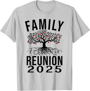 Family Reunion 2025 Family Reunion Vacation Matching Group T-Shirt - T-Shirt | Ash