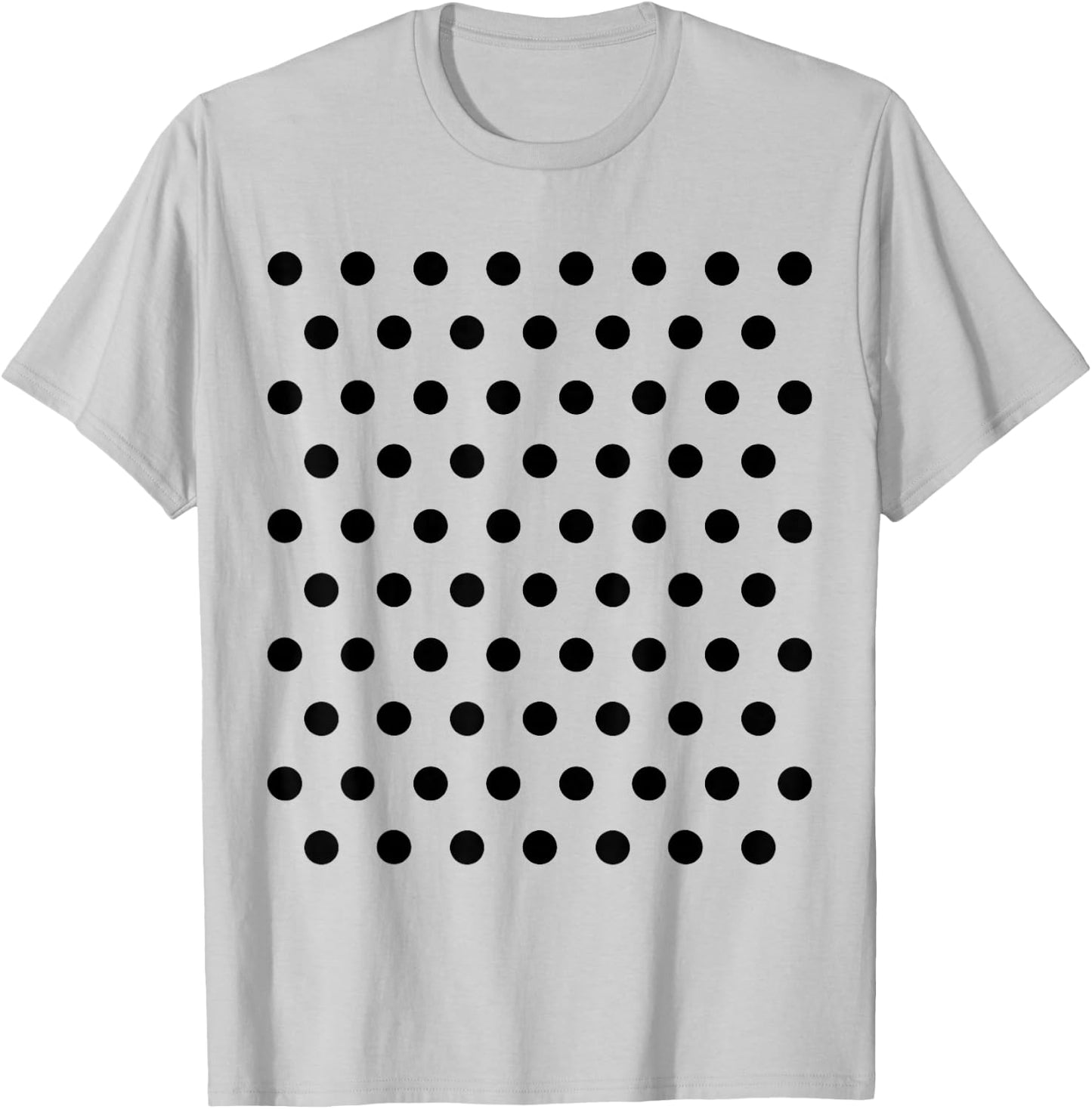 Black and White Polka dot t Shirt T-Shirt - T-Shirt | Ash