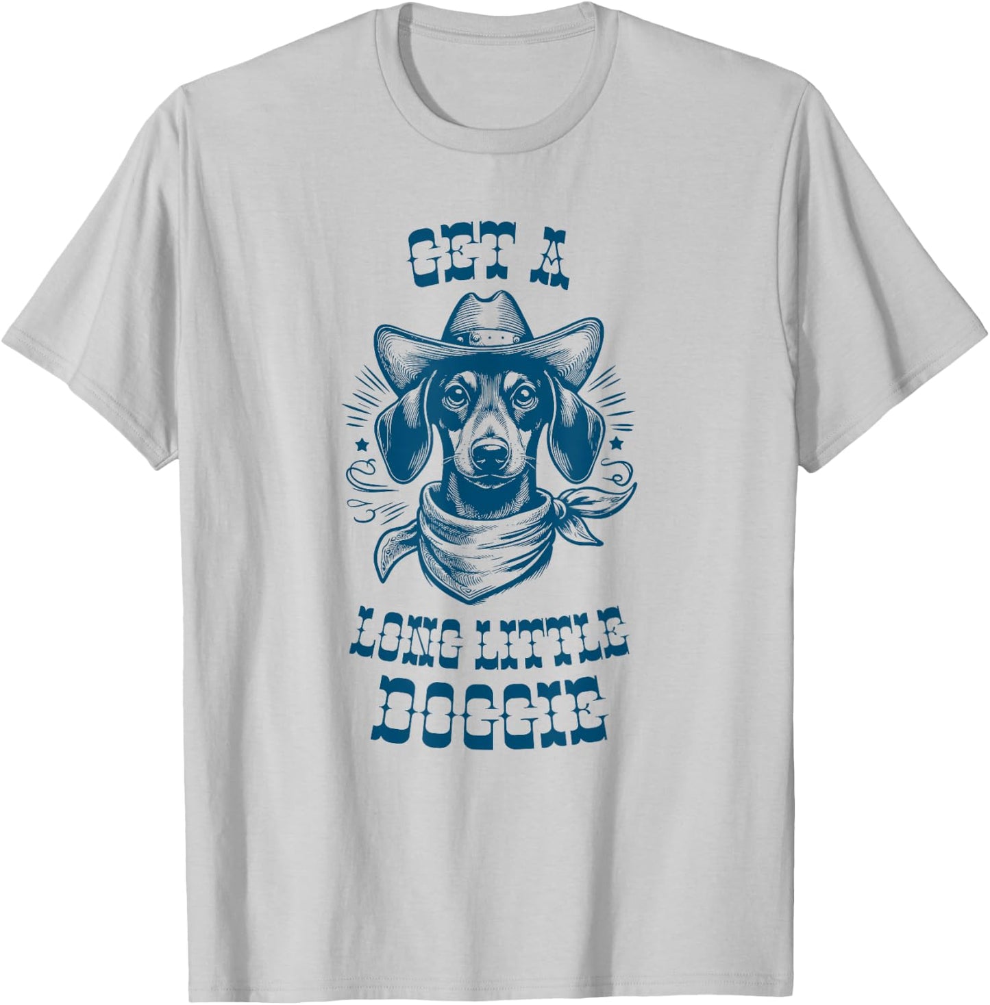 Get A Long Little Doggie 1-MDBL T-Shirt - T-Shirt | Ash