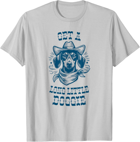 Get A Long Little Doggie 1-MDBL T-Shirt - T-Shirt | Ash