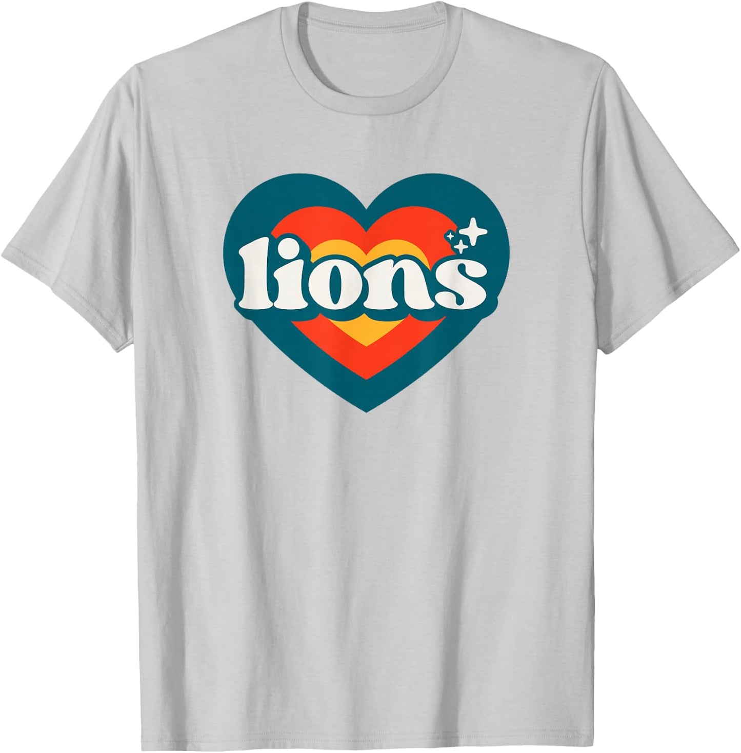 Vintage Lions High School Spirit Go Lions Pride T-Shirt - T-Shirt | Ash