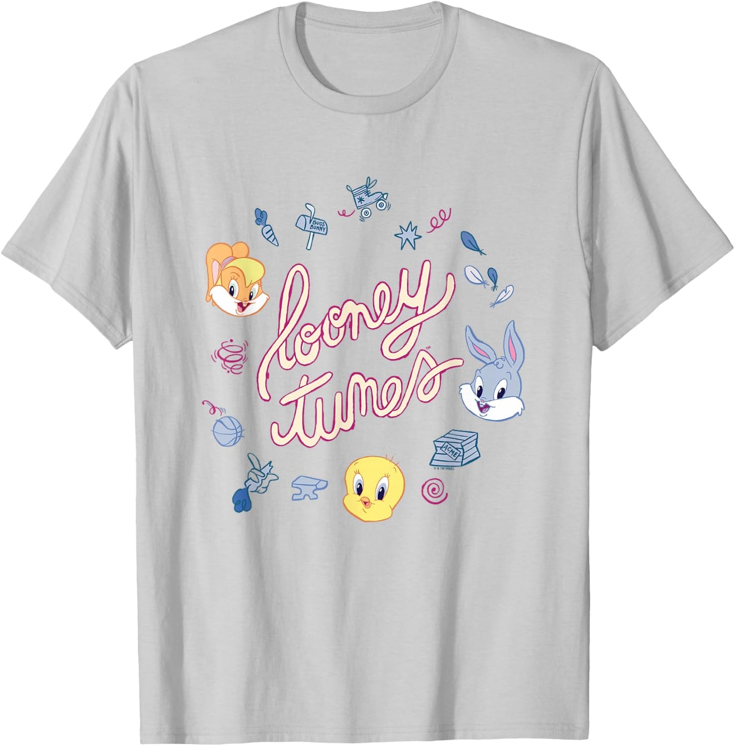 Looney Tunes Baby Looney Tunes Lola Bugs & Tweety T-Shirt - T-Shirt | Ash