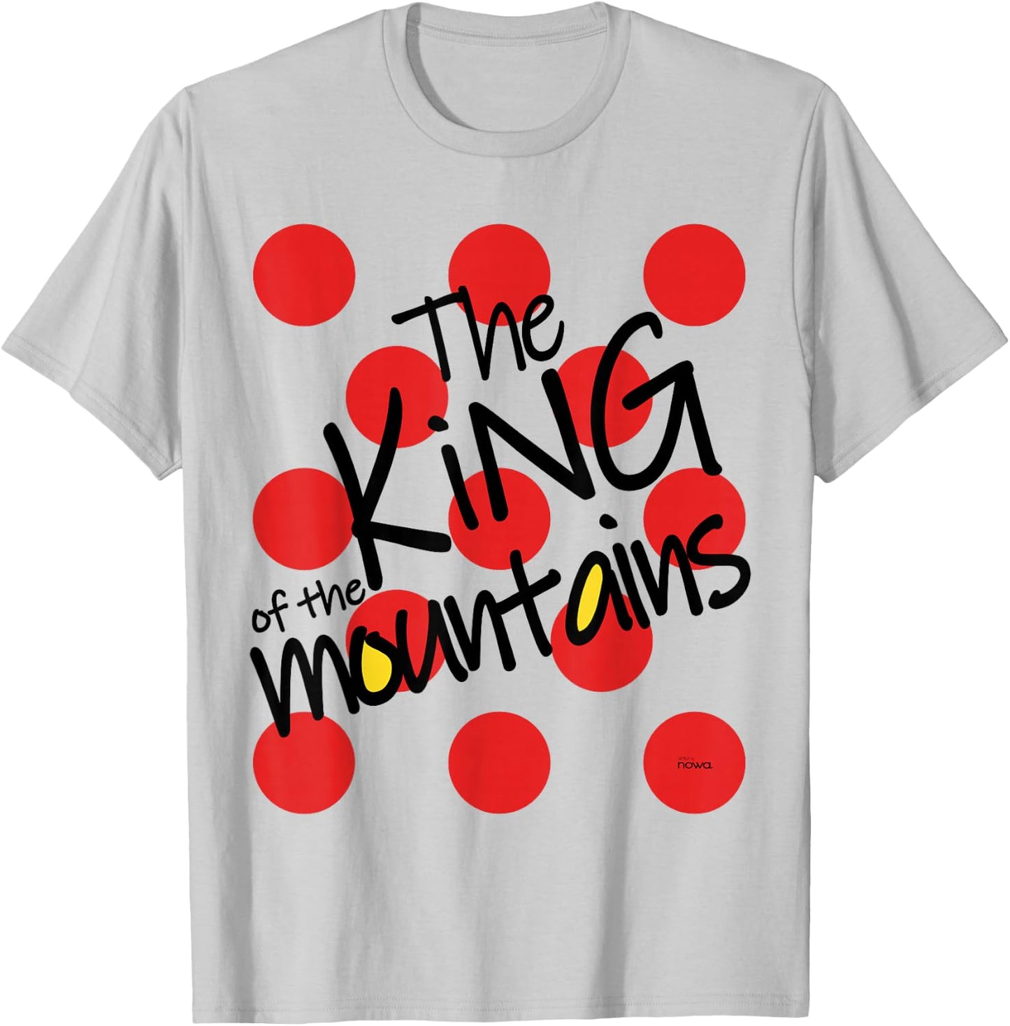 Cycling Racing Bike Bicycle Motivation King of the Mountains T-Shirt - T-Shirt | Ash