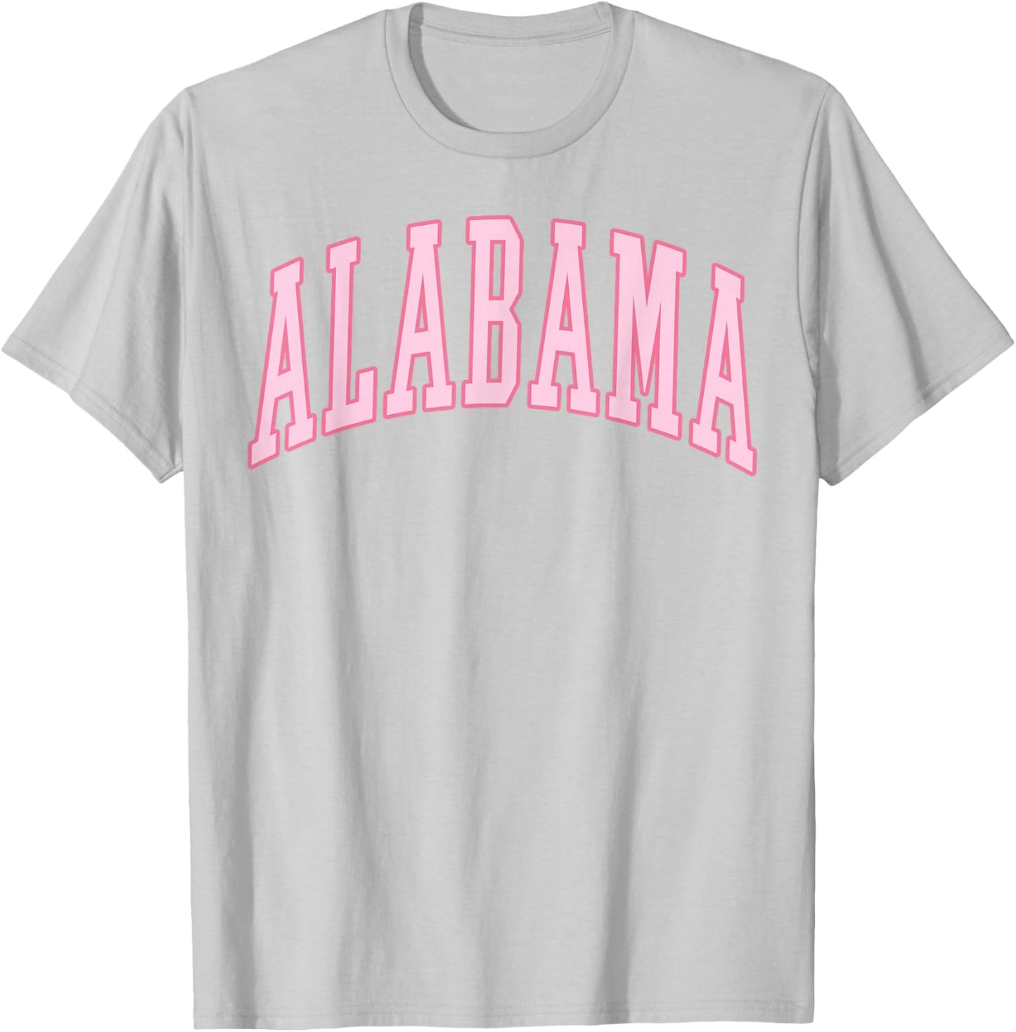 Alabama Vintage Preppy Varsity Pink Sports T-Shirt - T-Shirt | Ash