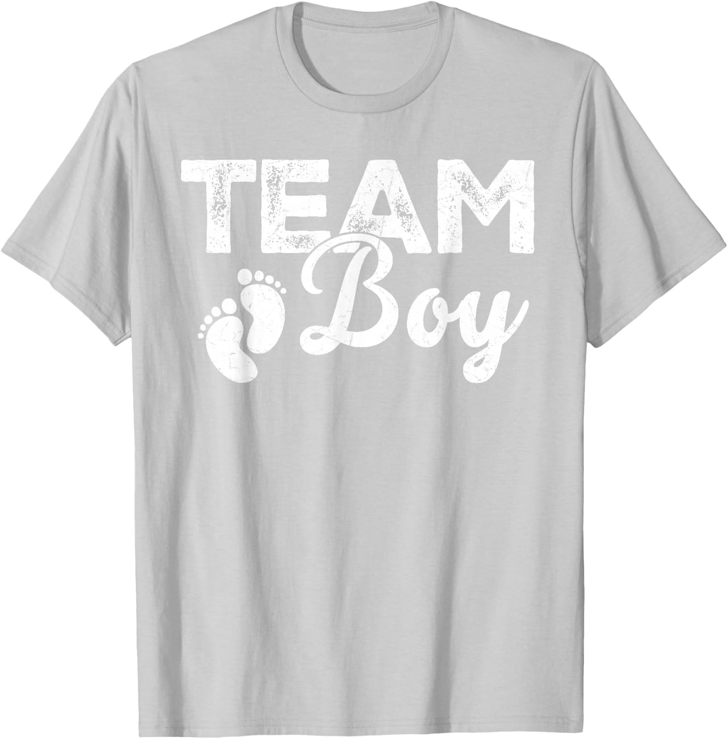 Team Boy Gender Reveal Party Team Blue Baby Announcement T-Shirt - T-Shirt | Ash