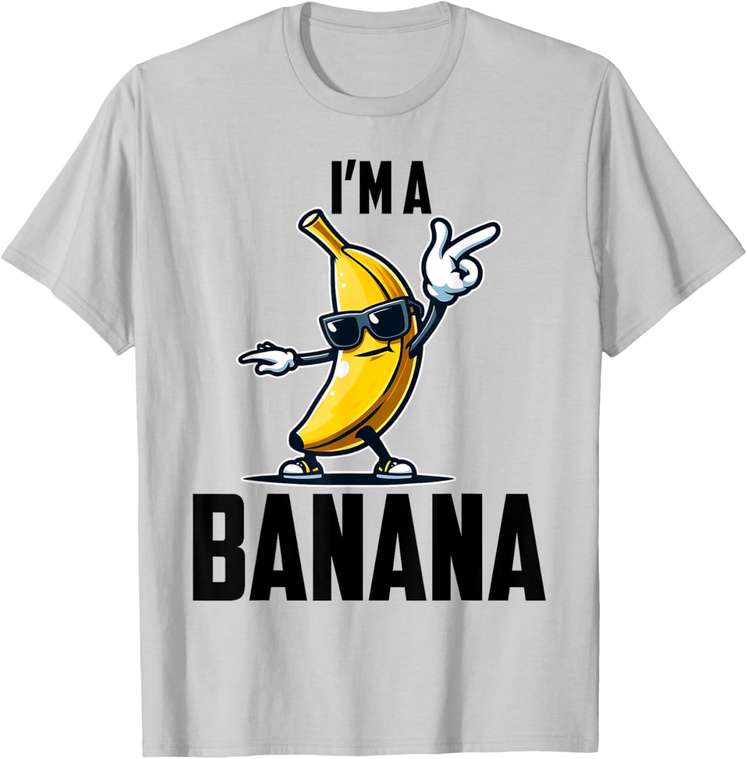 I'm A Banana Shirt Cute Funny Banana Costume Men Women Kids T-Shirt - T-Shirt | Ash