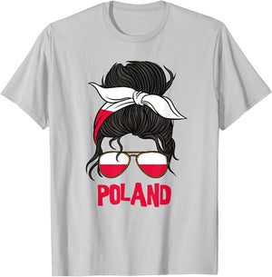 Poland graphic design for girls kid Polish toodler T-Shirt - T-Shirt | Ash