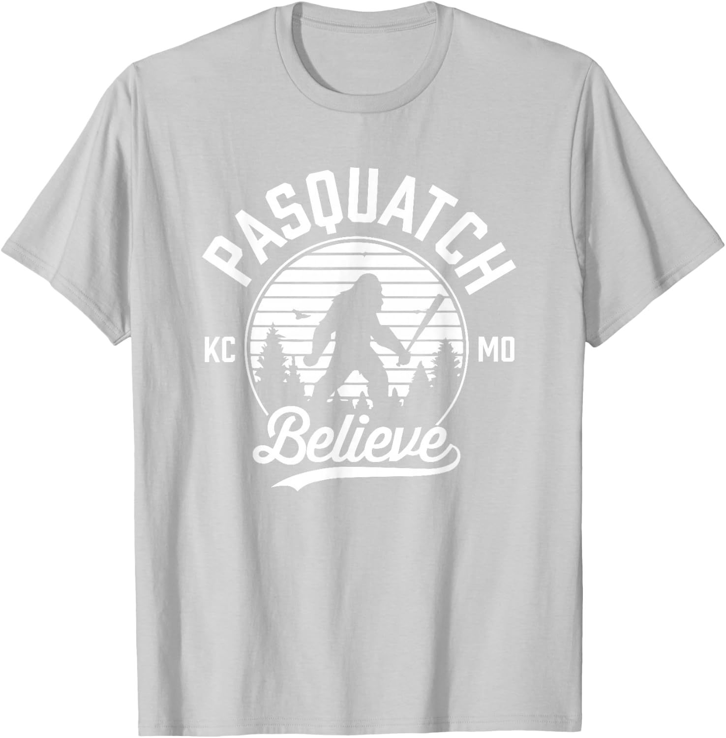 KC PASQUATCH BELIEVE Kids Pasquatch Kansas City T-Shirt - T-Shirt | Ash