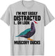 Muscovy Duck Plush Muscovy Duck Necklace Food Muscovy Ducks T-Shirt - T-Shirt | Ash