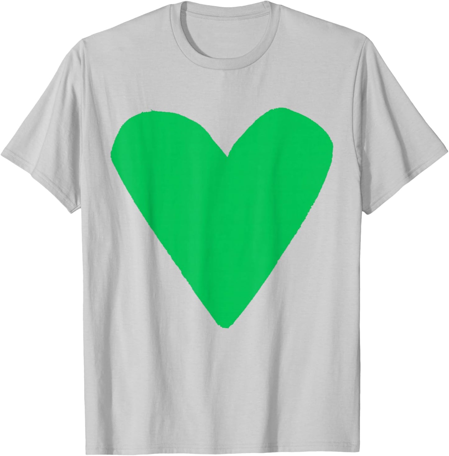 Green Heart Pink T-Shirt - T-Shirt | Ash