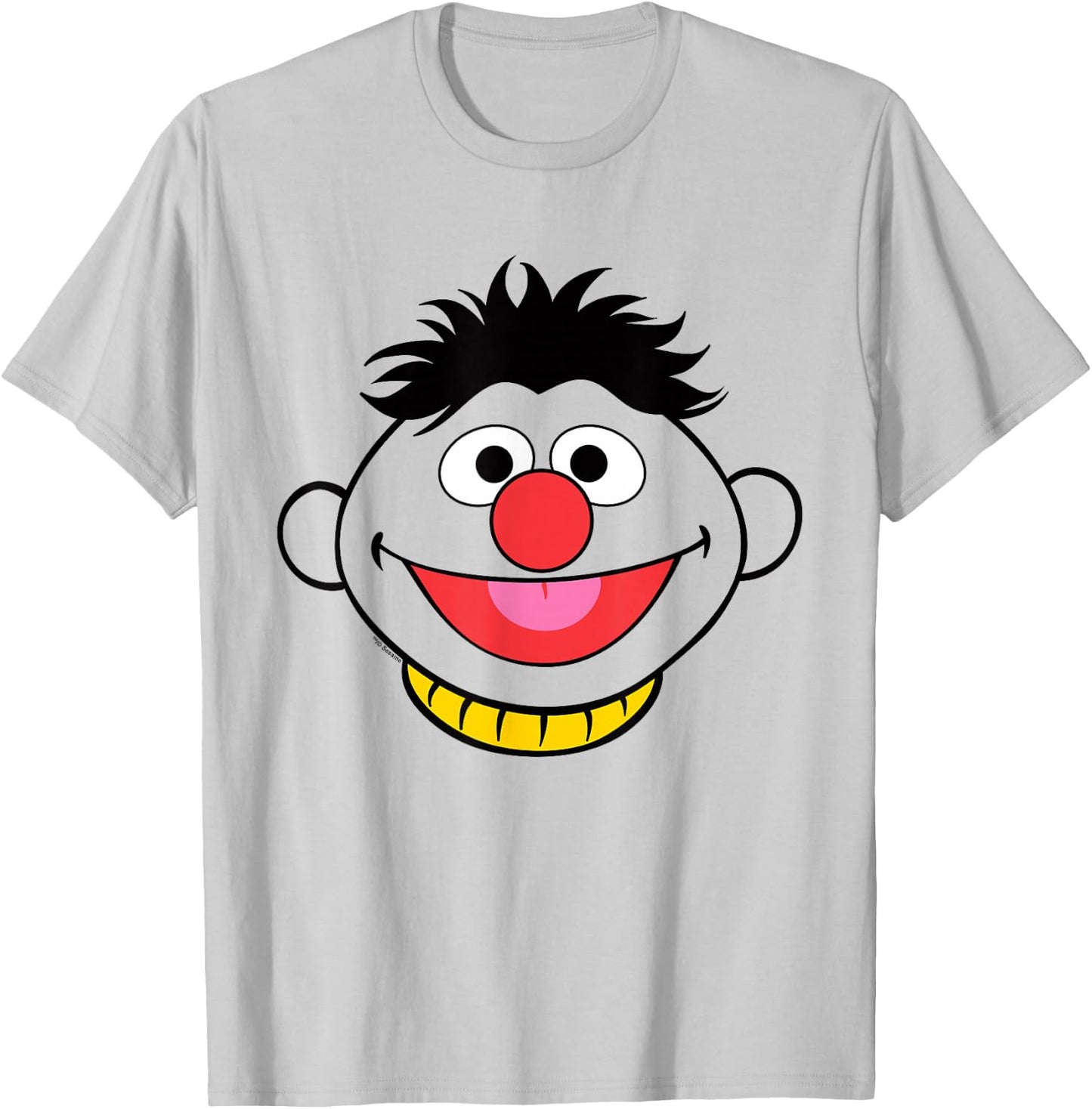 Sesame Street Ernie Full Face Halloween Costume T-Shirt - T-Shirt | Ash