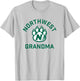 Northwest Missouri State Bearcats Arched Grandma T-Shirt - T-Shirt | Ash
