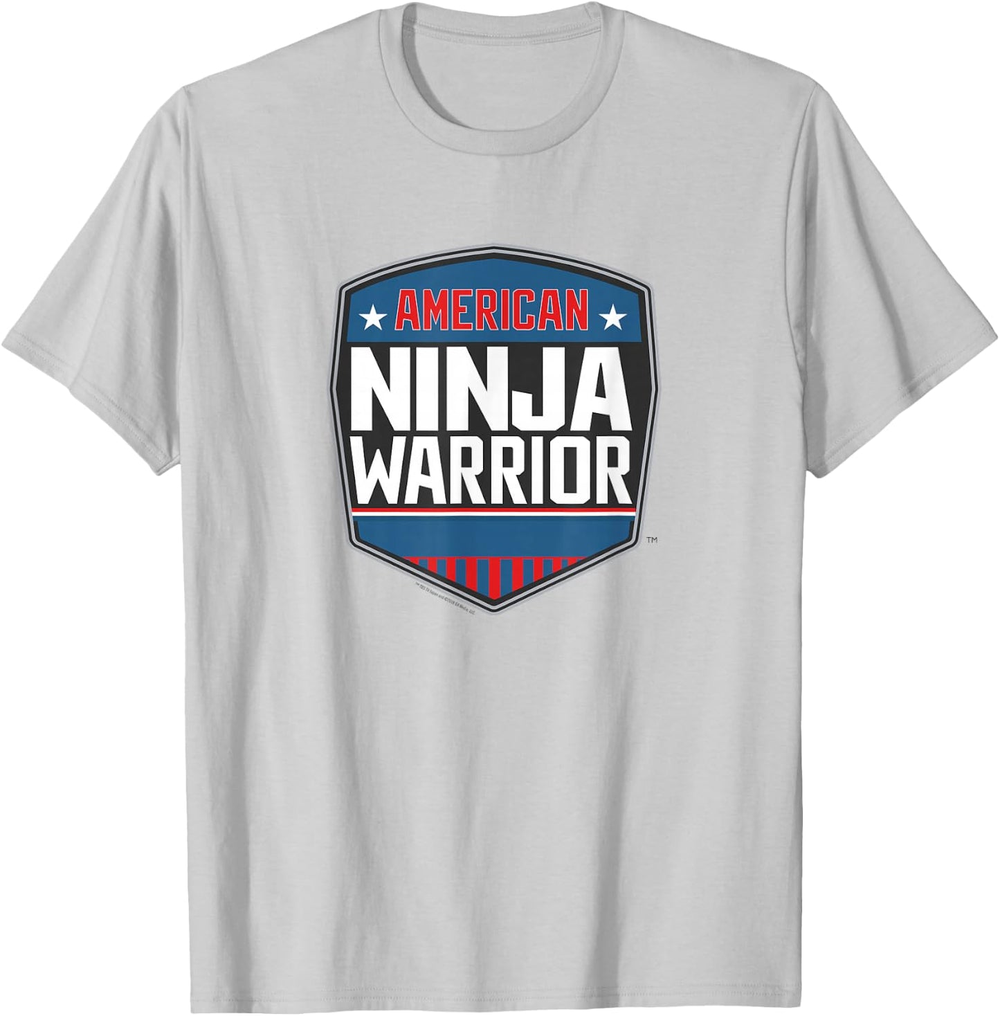American Ninja Warrior Logo Standard T-Shirt - T-Shirt | Ash
