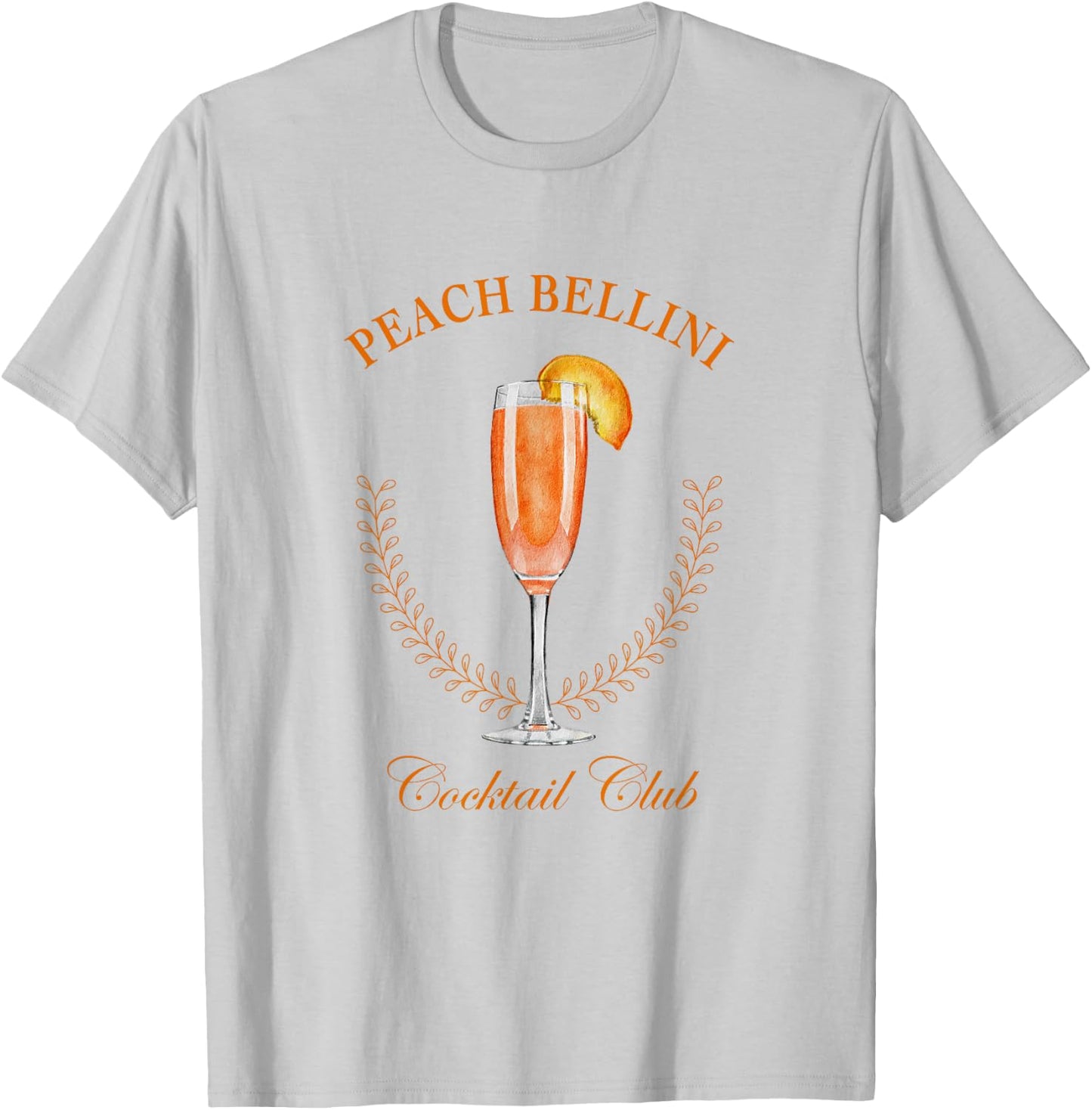 Peach Bellini Cocktail Club T-Shirt - T-Shirt | Ash