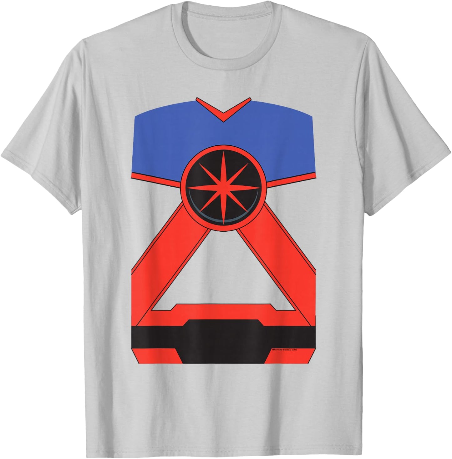 Justice League Martian Manhunter Uniform Halloween Costume T-Shirt - T-Shirt | Ash