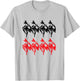 CANCAN Dancers, Vintage Rows of French Can Can Dancers T-Shirt - T-Shirt | Ash