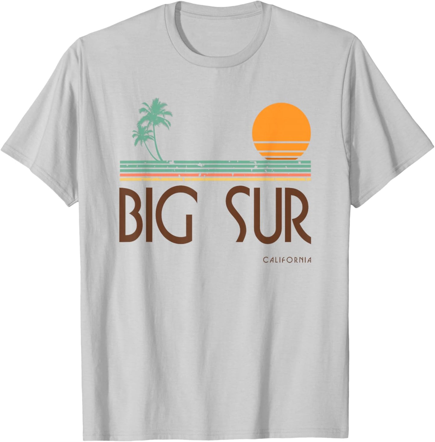 Vintage Big Sur California T-Shirt - T-Shirt | Ash