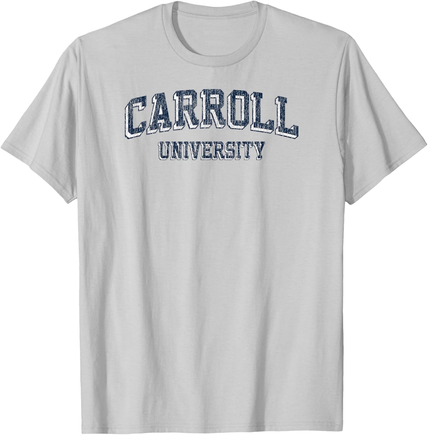 Carroll Pioneers Retro Arch Orange Officially Licensed T-Shirt - T-Shirt | Ash
