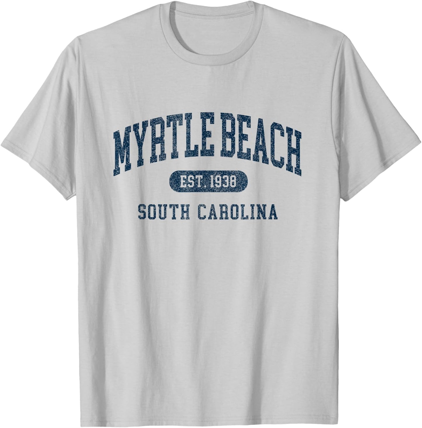 Myrtle Beach South Carolina Established Souvenir T-Shirt - T-Shirt | Ash