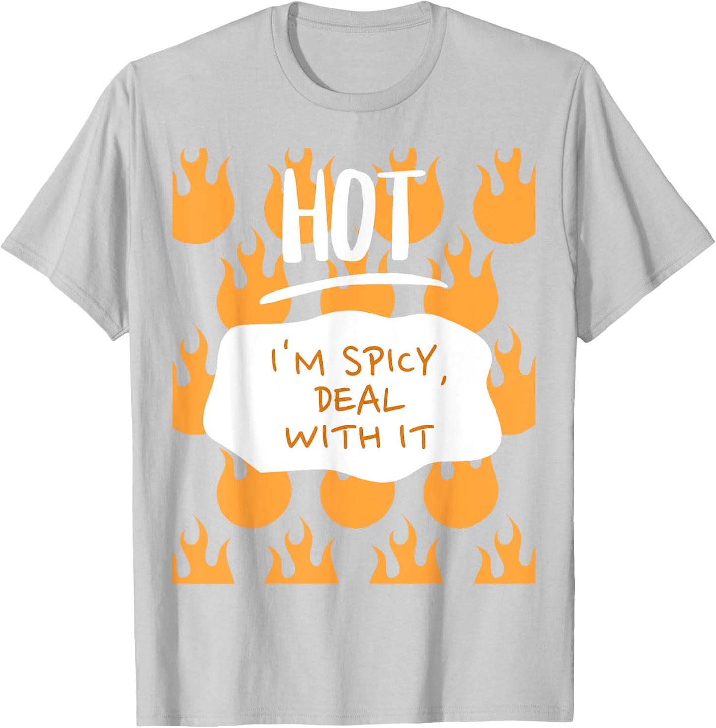 Hot Hot Sauce Packet Group Halloween Costume Matching T-Shirt - T-Shirt | Ash