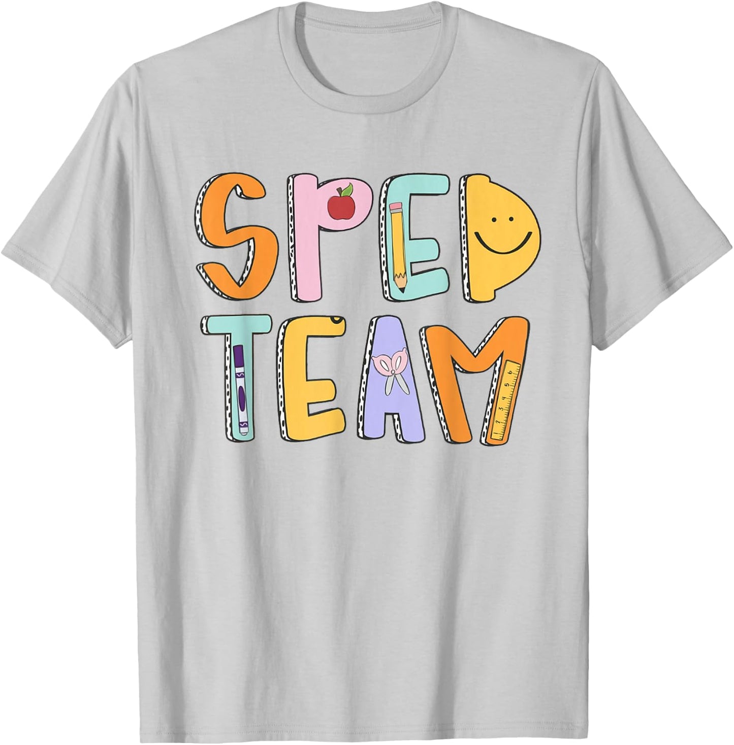 Women Special Education Teacher Back To School SPED Team T-Shirt - T-Shirt | Ash