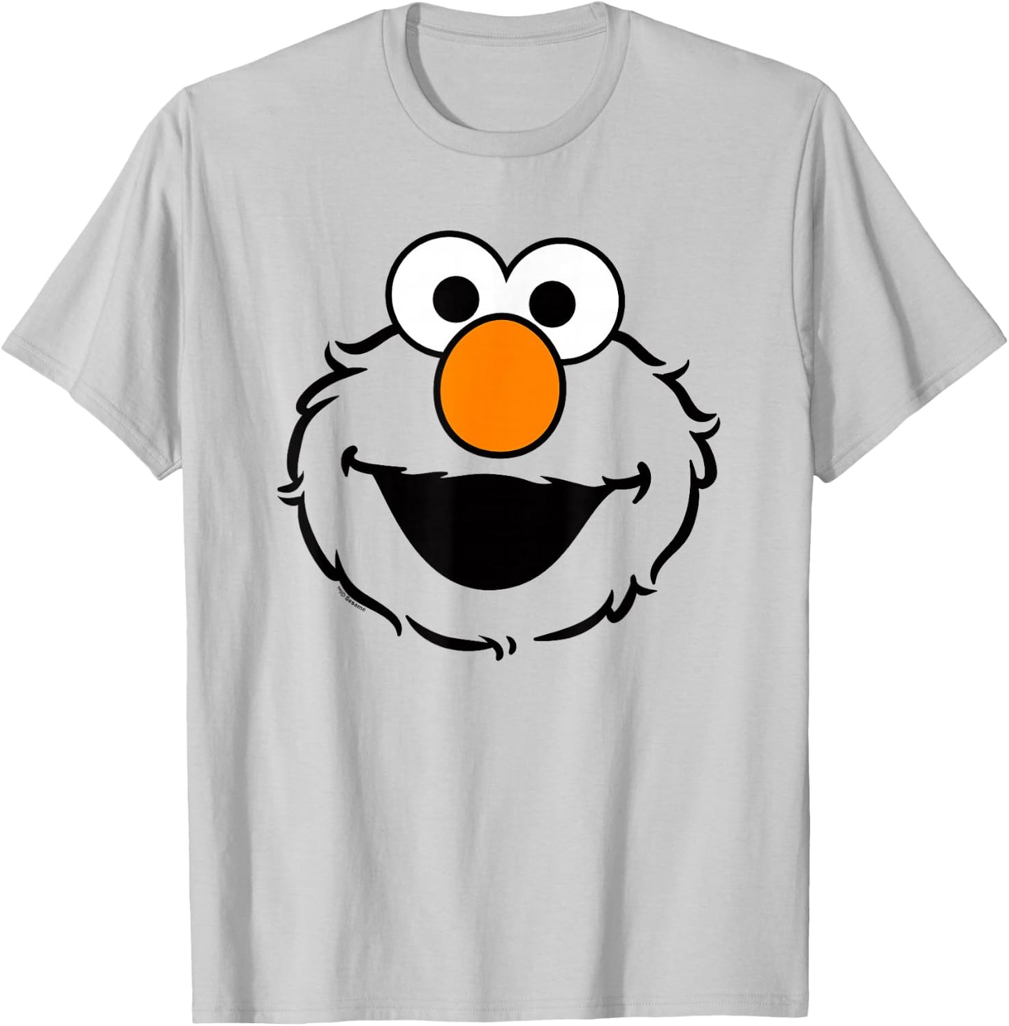 Sesame Street Elmo Full Face Halloween Costume T-Shirt - T-Shirt | Ash