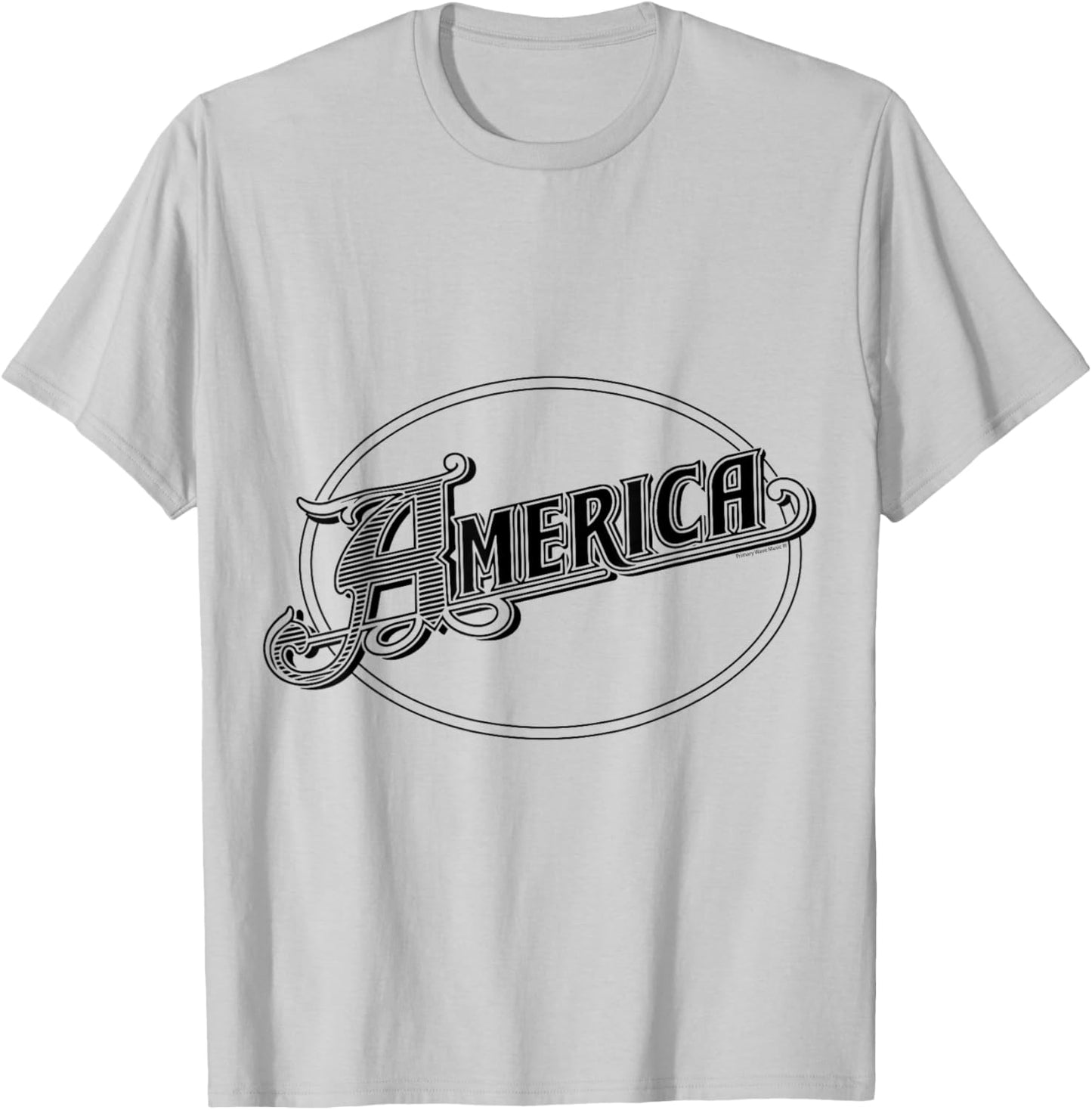 Officiel America The Band Logo T-Shirt - T-Shirt | Ash