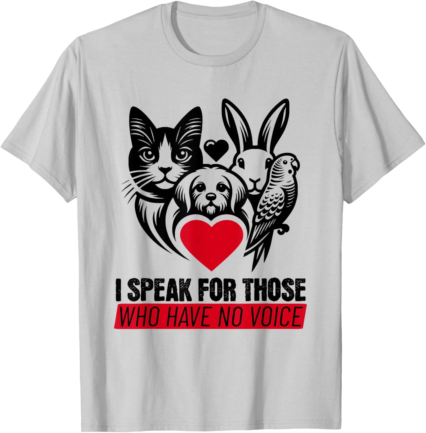 Animal Rescue Save Pets Animals Shelter Animal Rights Gift T-Shirt - T-Shirt | Ash