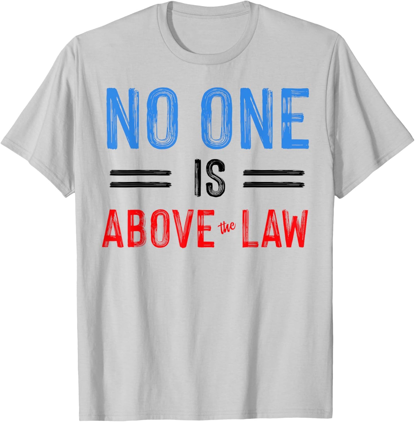 No One Is Above The Law T-Shirt - T-Shirt | Ash