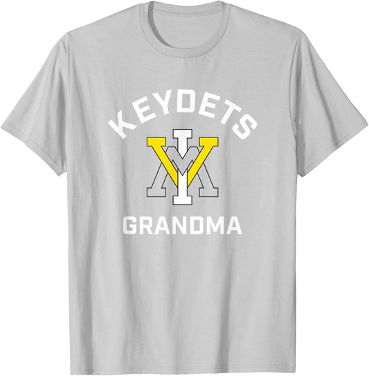 Virginia Military Institute VMI Keydets Arched Grandma T-Shirt - T-Shirt | Ash