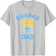 Long Island University LIU Blackbirds Arched Dad T-Shirt - T-Shirt | Ash