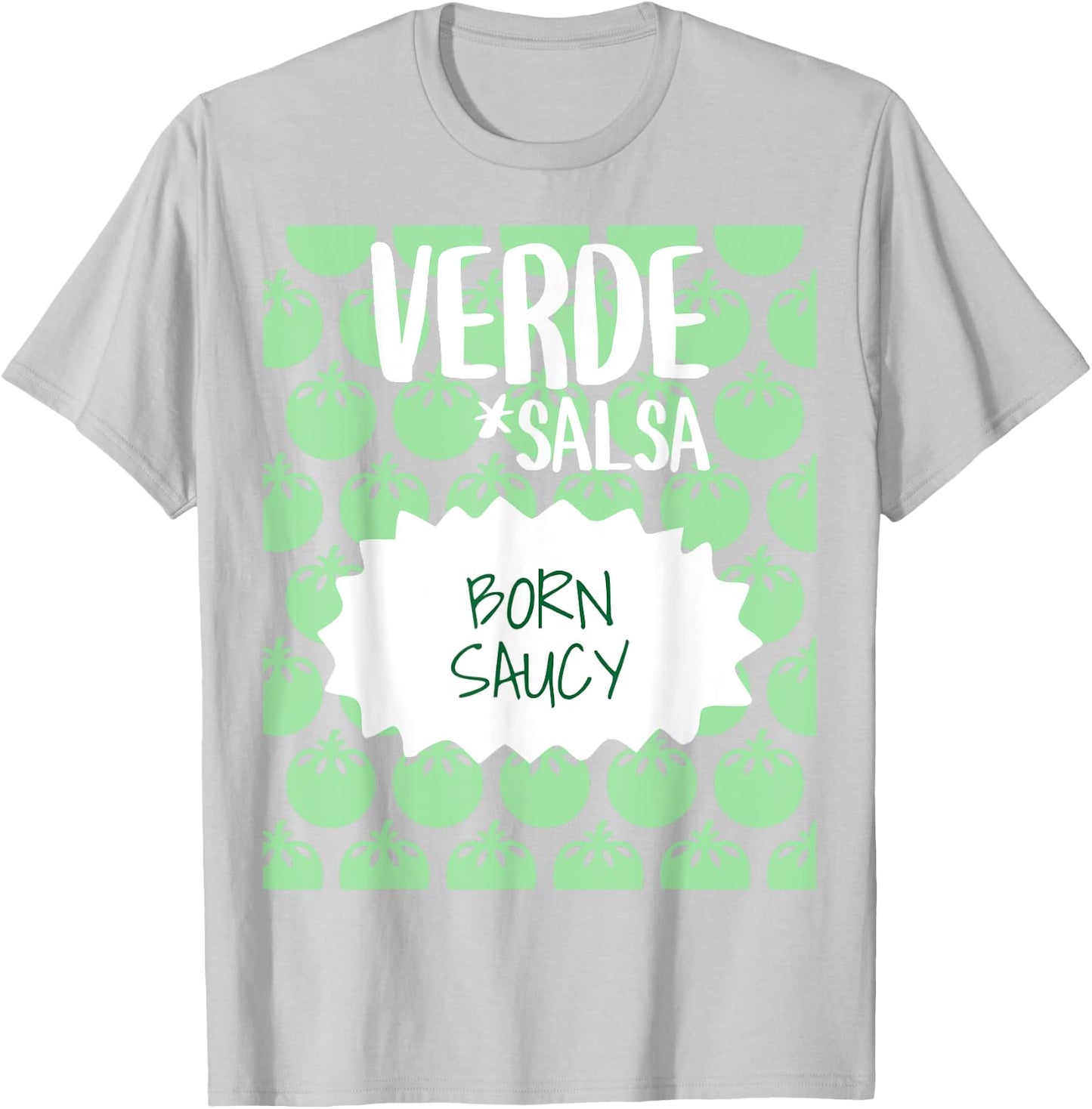 Salsa Verde Hot Sauce Packet Group Halloween Costume Team T-Shirt - T-Shirt | Ash