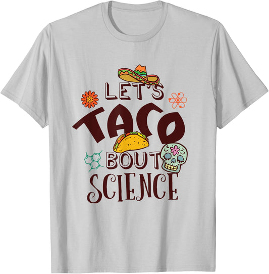 Funny Science Teacher Cinco De Mayo Taco Chemistry Biology Women Kids T-Shirt - T-Shirt | Ash