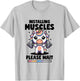 Installing Muscles Please Wait Unicorn Gym Quote Unicorn T-Shirt - T-Shirt | Ash