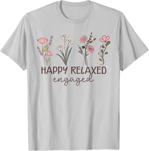 ABA Behavior Teacher Groovy Men Women T-Shirt - T-Shirt | Ash