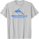 Wrightsville Beach North Carolina Dolphin Boys Girls T-Shirt - T-Shirt | Ash