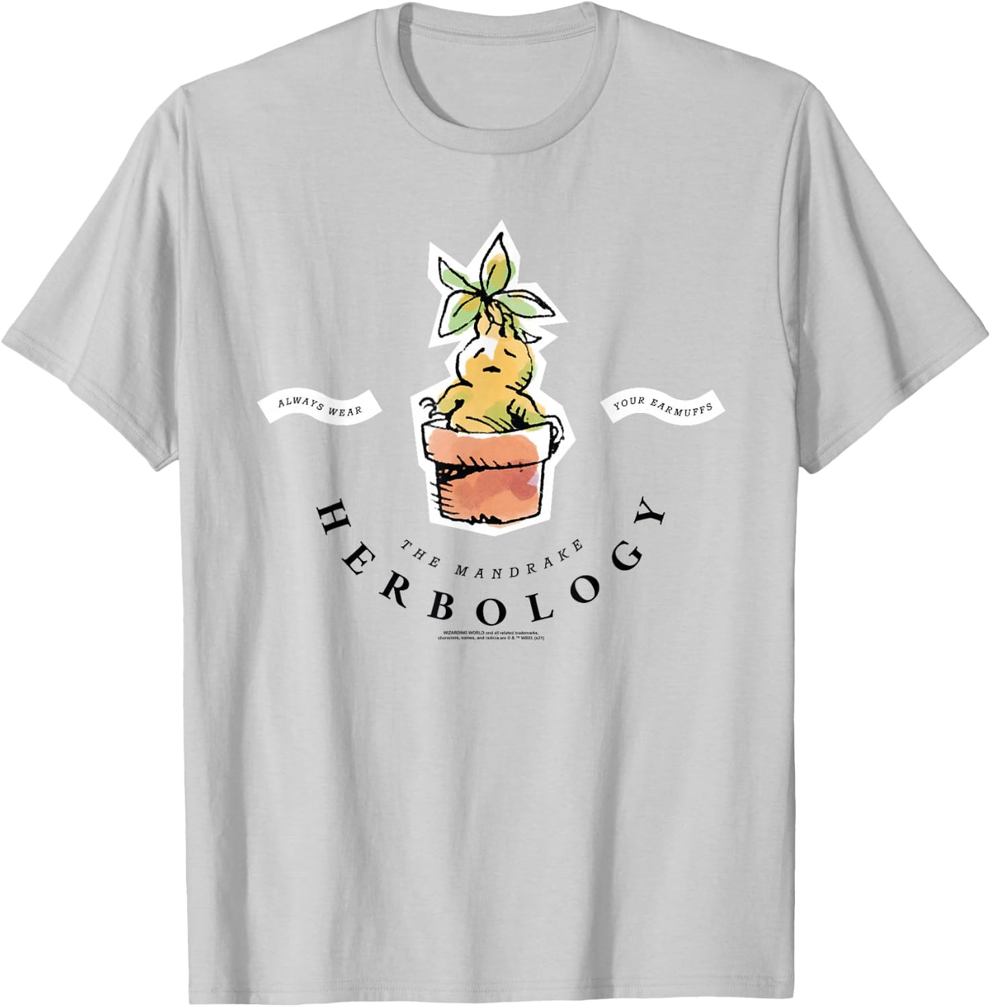 Harry Potter Herbology The Mandrake T-Shirt - T-Shirt | Ash